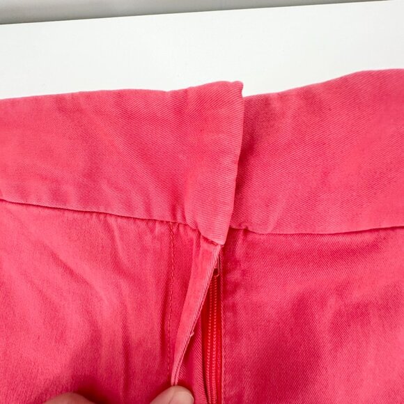 Loft Womens Shorts 18 Riviera Chino Solid Pink Preppy Casual Summer - Picture 5 of 13
